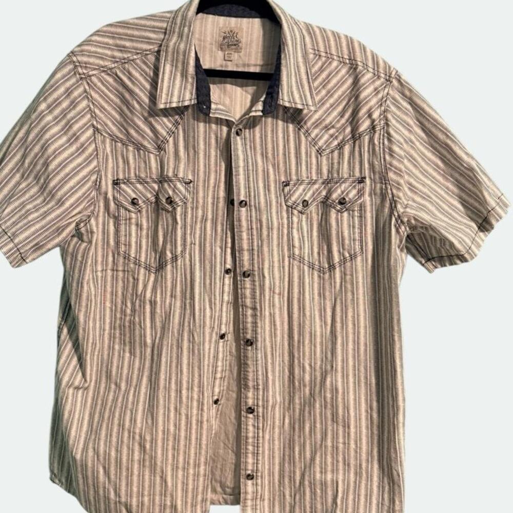 Moonshine Spirit Brad Paisley Western Shirt XXL Short Sleeve
